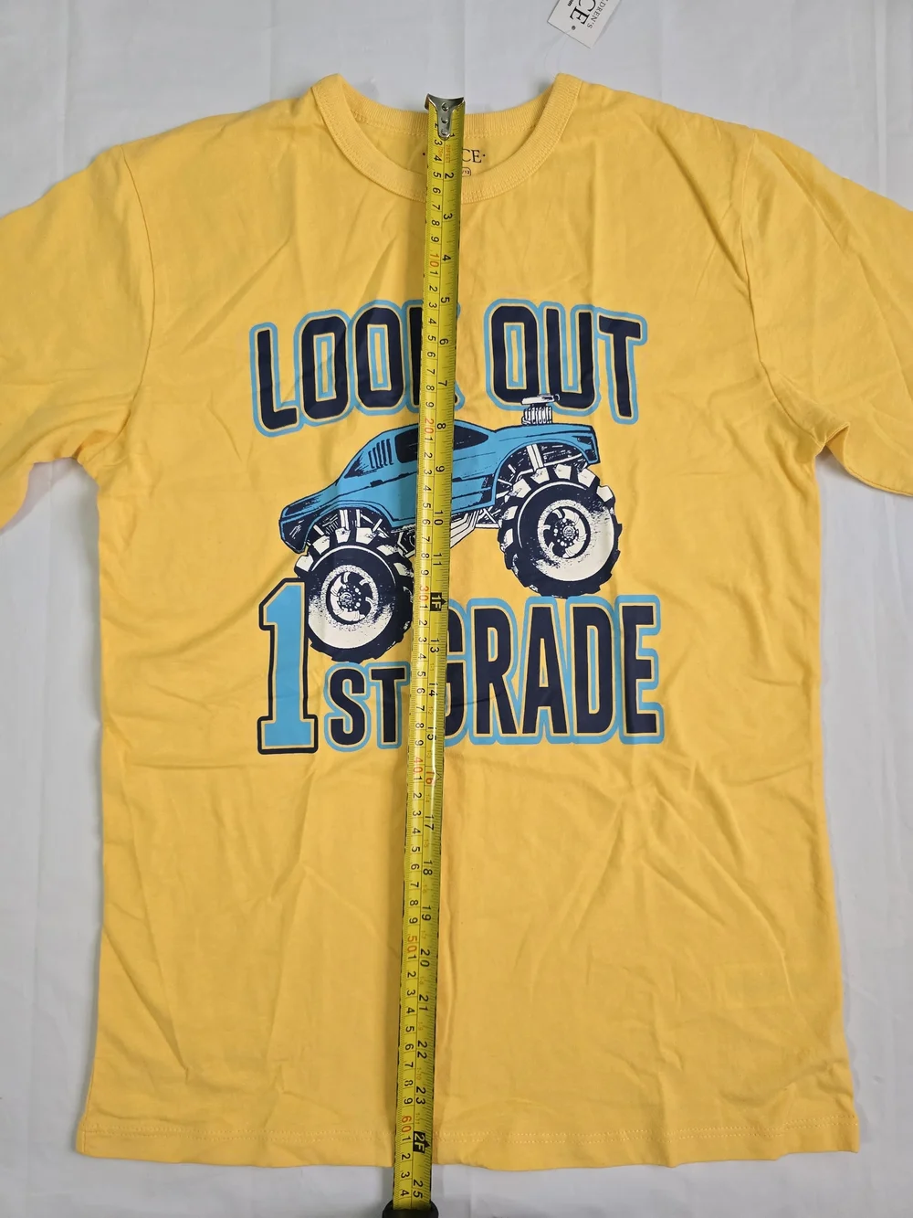 THE C PLACE Boys Yellow Monster Truck Graphic 